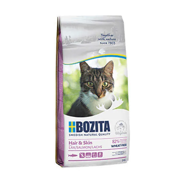 [31521] Bozita Somonlu Buğdaysız Tüy ve Deri Destekleyici Kısırlaştırılmış Yetişkin Kedi Maması 2kg
