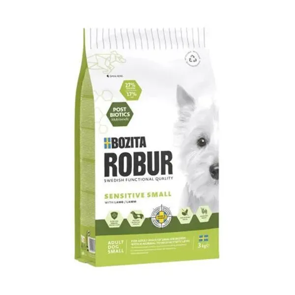 [43133] Bozita Robur Kuzu Etli Küçük Irk Hassas Yetişkin Köpek Maması 3kg