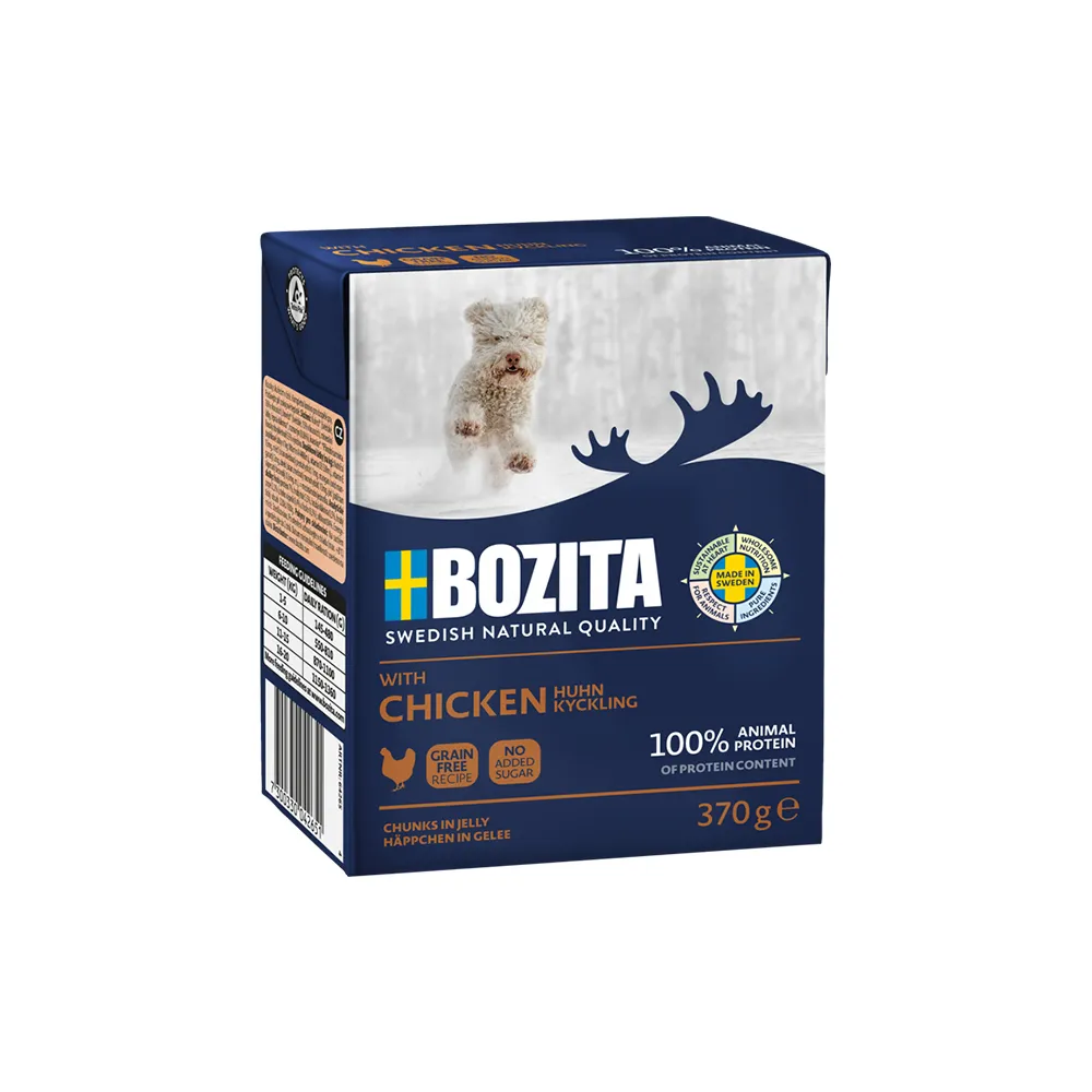 [64265] Bozita Tavuklu Jöle İçinde Yetişkin Köpek Yaş Maması Tetra 370g