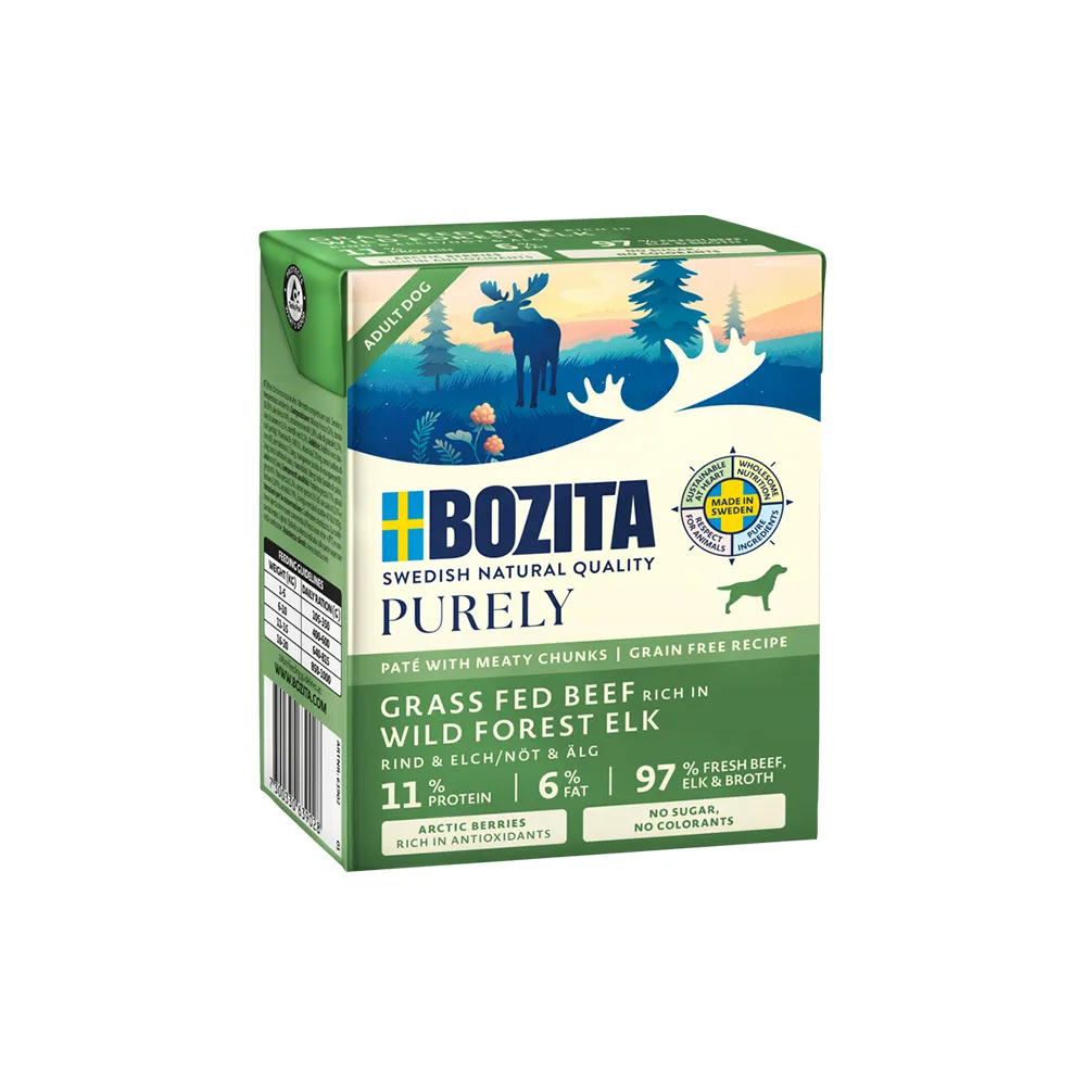 [63902] Bozita Geyik Etli Ezme Yetişkin Köpek Yaş Maması Çoklu Paket 6x370 gr
