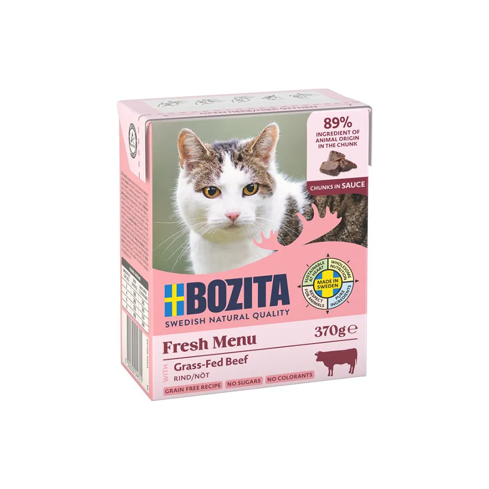 [64931] Bozita Sığır Etli Sos İçinde Yetişkin Kedi Yaş Maması Tetra 370g