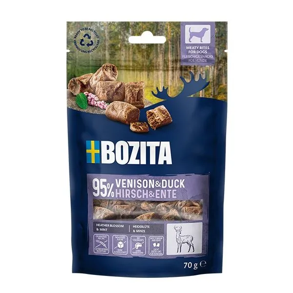 Bozita Geyik ve Ördek Etli Köpek Ödül Maması 70g