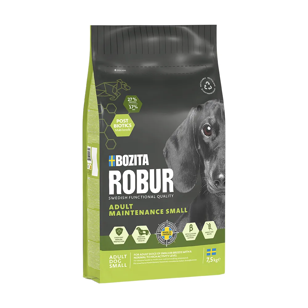 [44235] Bozita Robur Tavuklu Küçük Irk Yetişkin Köpek Maması 7.5kg