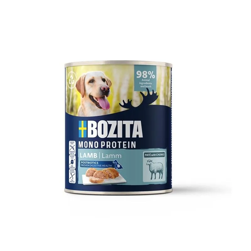 Bozita Kuzu Etli Pate Yetişkin Köpek Konservesi 800g