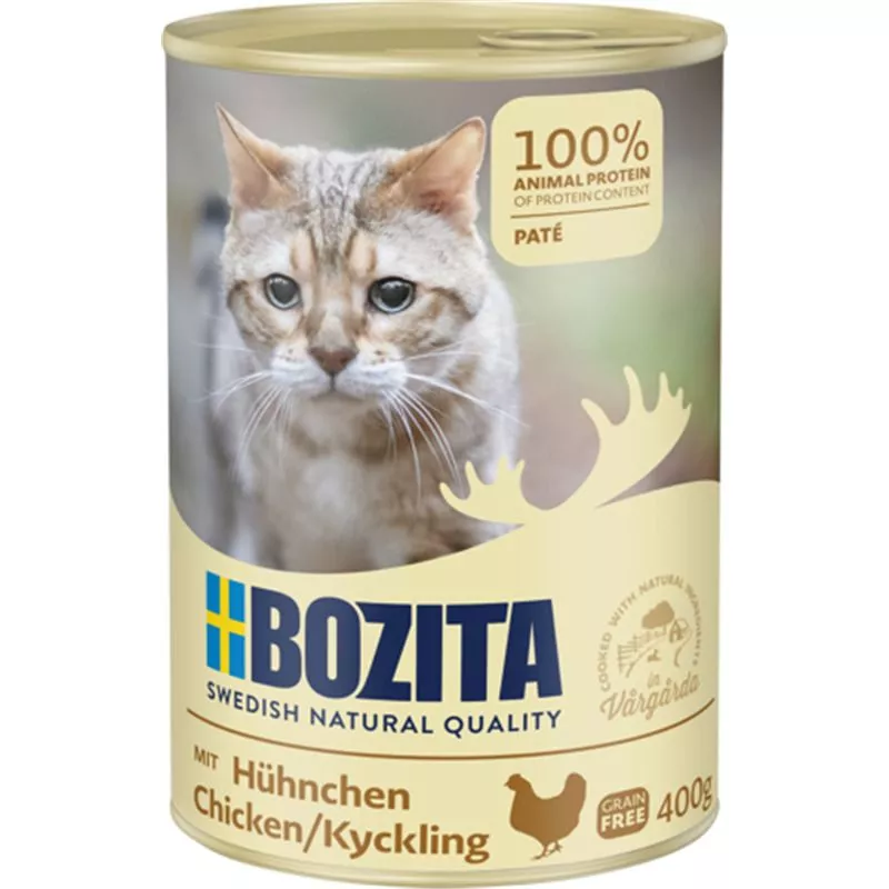 Bozita Tavuklu Pate Yetişkin Kedi Konservesi 400g