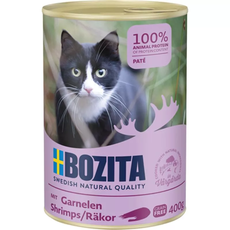 Bozita Karidesli Pate Yetişkin Kedi Konservesi 400g